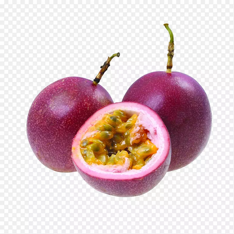 果汁干水果籽食品紫色西番莲