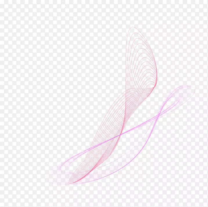 Ben&Jerrys图案-粉红色梯度线波浪线