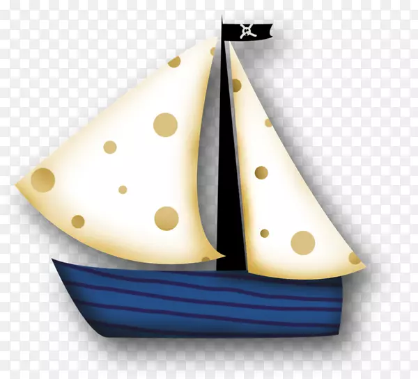 帆船剪贴画-卡通船