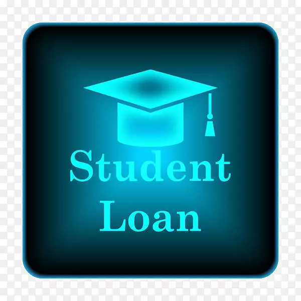 助学贷款再融资学生债务-闪亮的学士帽和学生贷款信