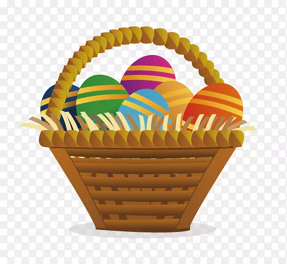 复活节彩蛋装饰-传送一篮子鸡蛋