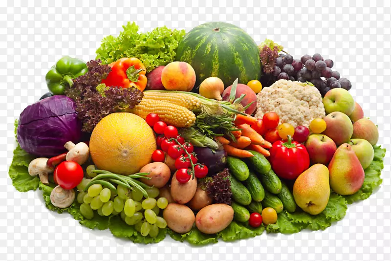 果汁水果蔬菜-3D卡通水果素描，新鲜水果，蔬菜