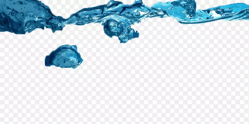 气泡-氧气泡与水混合。
