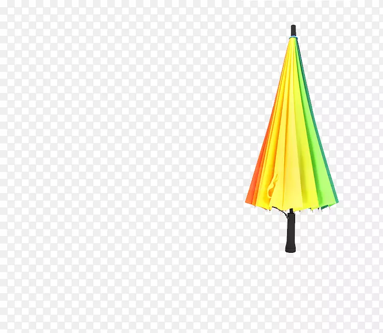 三角形黄色图案伞