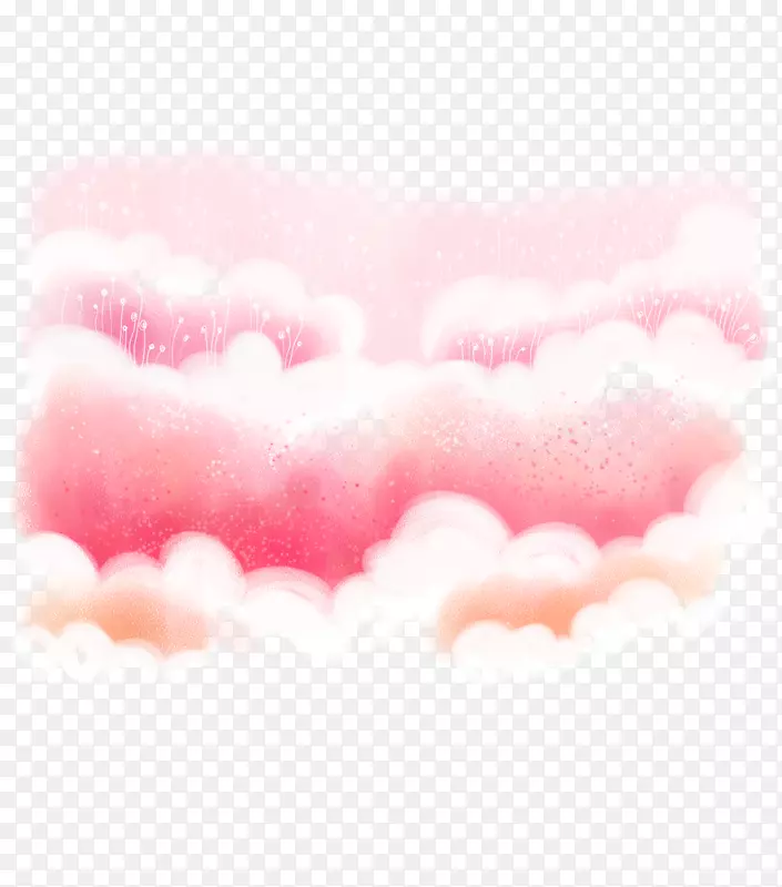 云--粉红色云