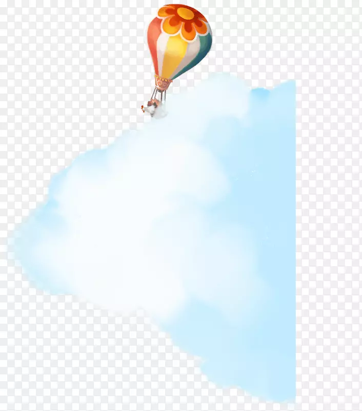 云下载气球图-热气球和云