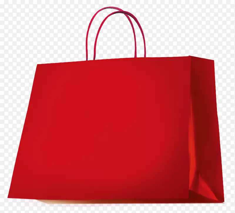 手提包牌长方形-红色袋