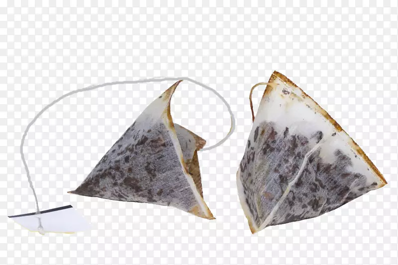 茶袋咖啡摄影茶白三角面包茶湿茶袋