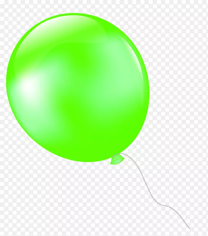 气球绿气球