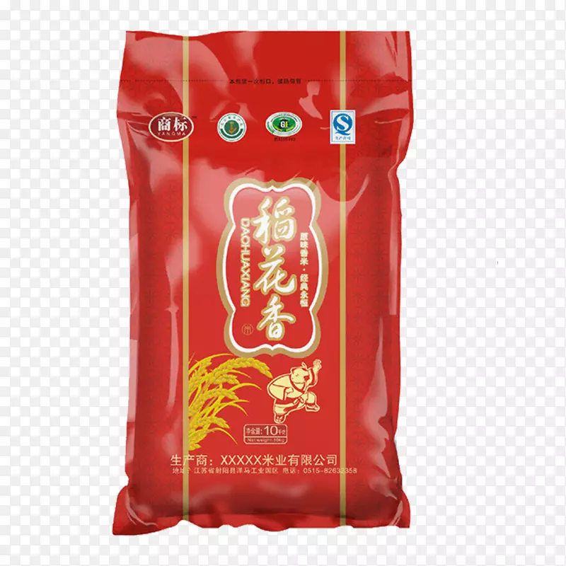 名牌红红包米花的包装和标签