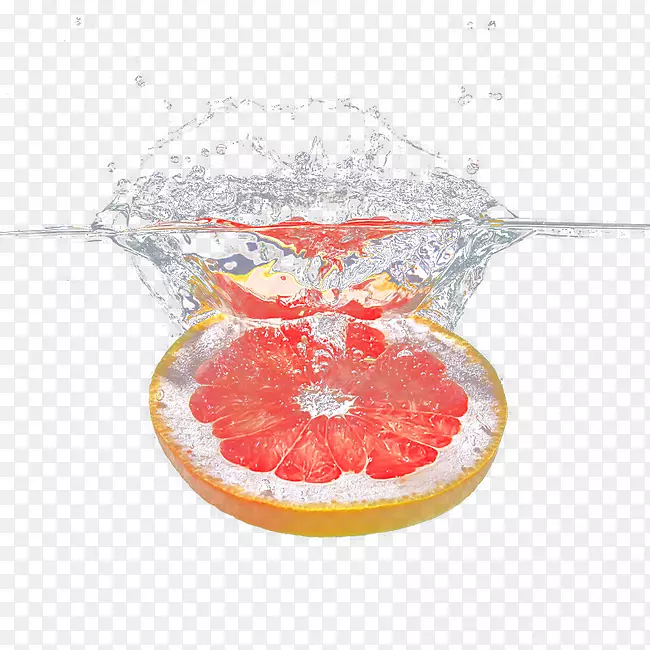 柚子，柠檬酸，柑桔-水中的水果