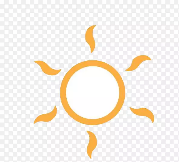 品牌黄色图案-小太阳标志
