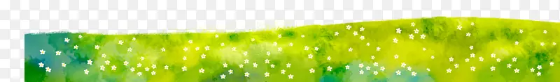 麦草能源绿色保湿壁纸-美丽的鲜草浮花装饰底部边缘