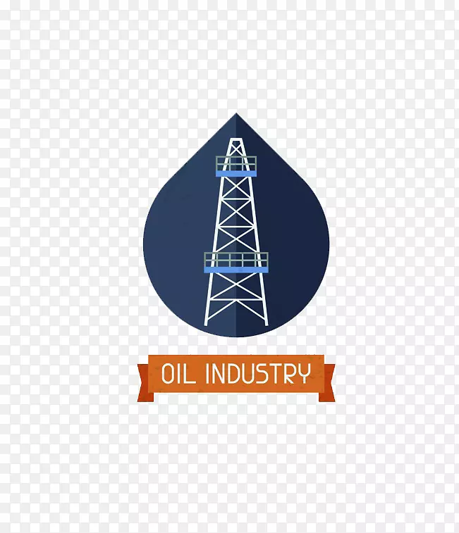 石油工业石油平台剪辑艺术-电塔中的滴落