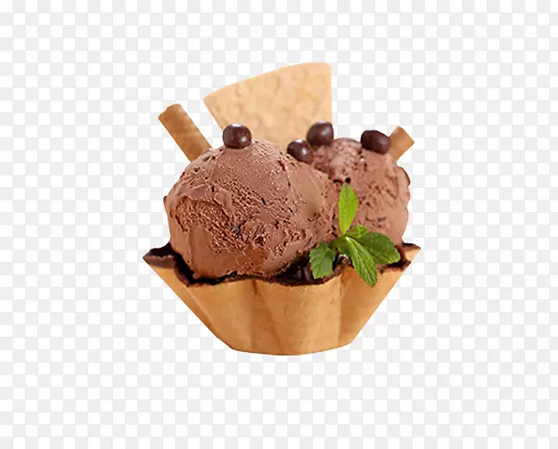 巧克力冰淇淋蛋饼-巧克力冰淇淋
