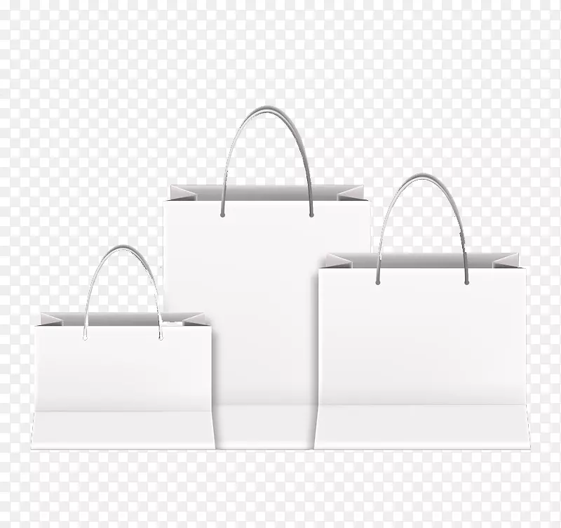 纸质网上购物手袋白色-3白色购物袋材料