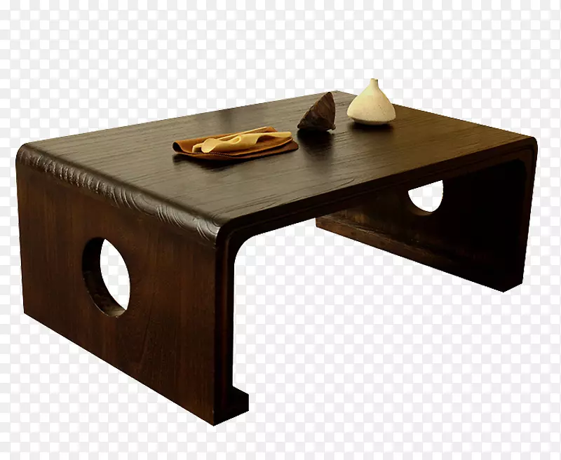 咖啡桌长方形古董康桌