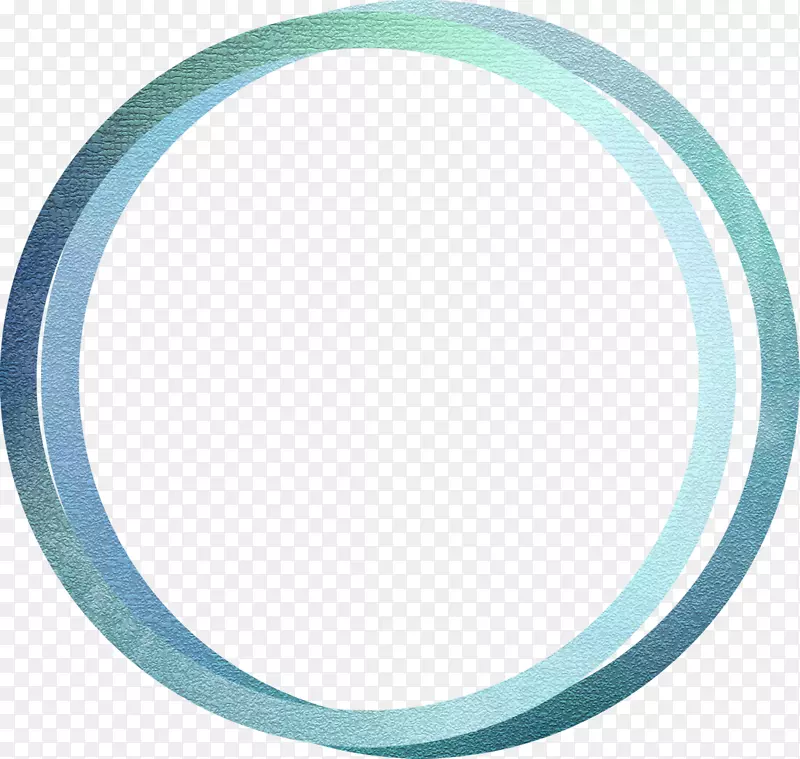 圆面积图-两个蓝色环