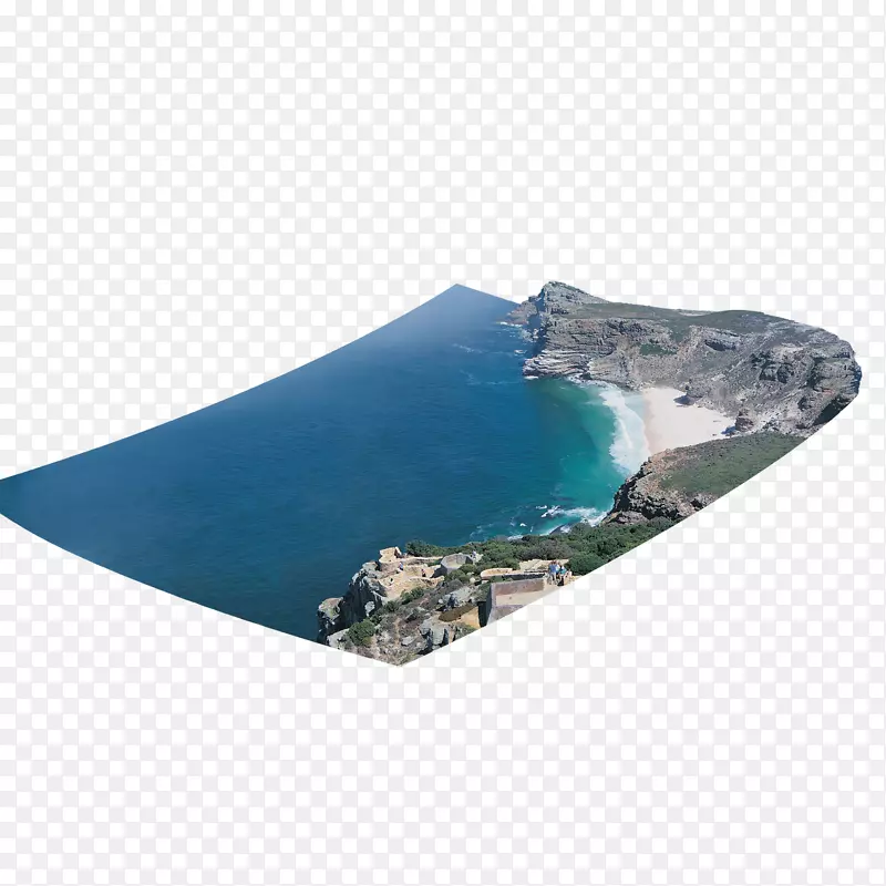 有趣的着色书海洋三维电影海岸-三维岛
