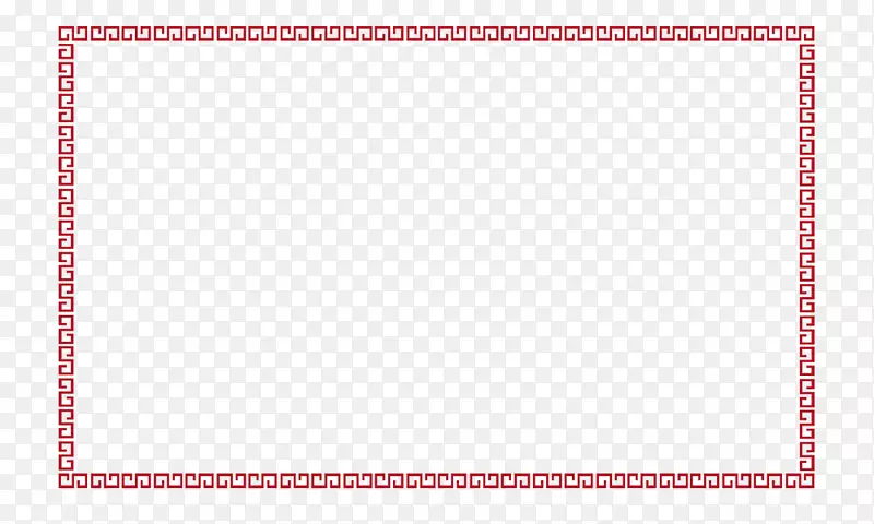 无图案区域创意拉红边框