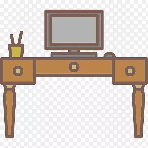 桌子家具桌面图标-一张桌子
