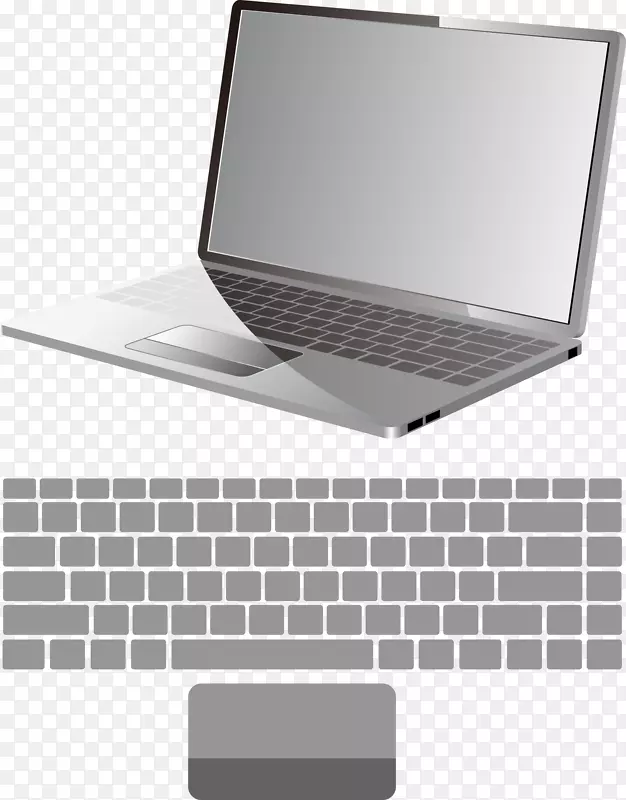 笔记本电脑键盘电脑监控器笔记本电脑