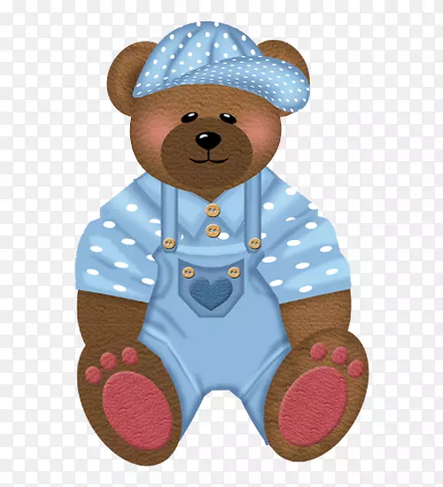 小熊，婴儿淋浴，婴儿夹，艺术-毛绒熊