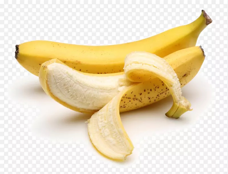 香蕉劈裂食物吃新鲜香蕉水果