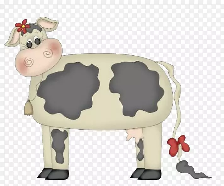 Hereford牛，纸，奶牛，剪贴画.乳牛