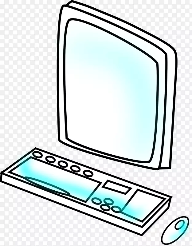 笔记本电脑动画剪辑艺术效果电脑