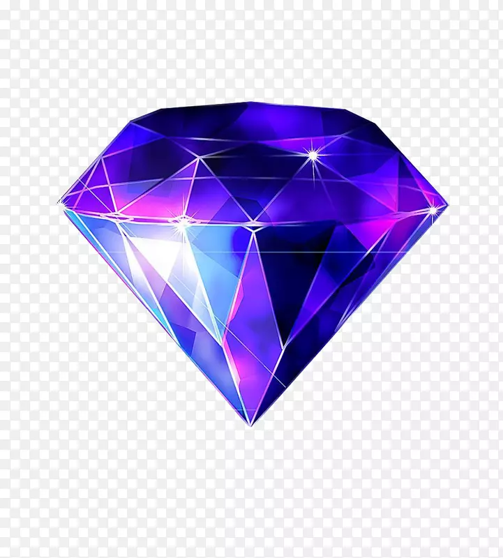 钻石蓝宝石蓝色宝石-钻石