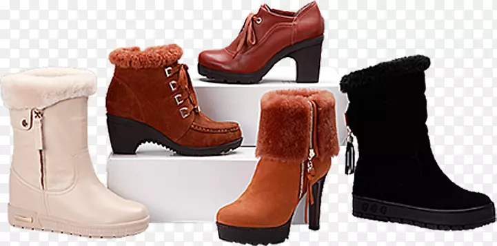雪靴鞋促销广告-冬季鞋