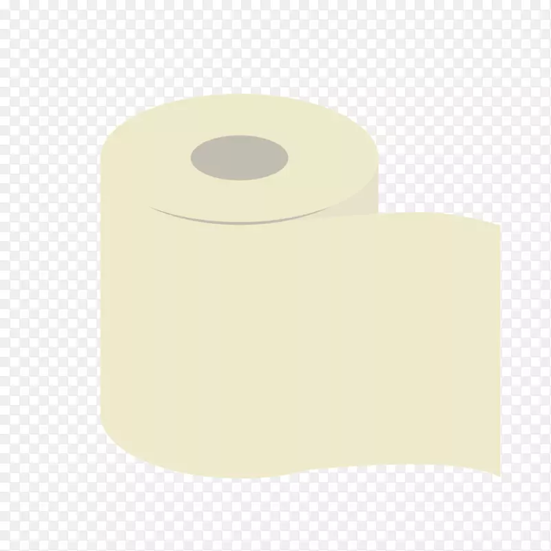 卫生纸黄色图案.灰色圆柱形卫生纸