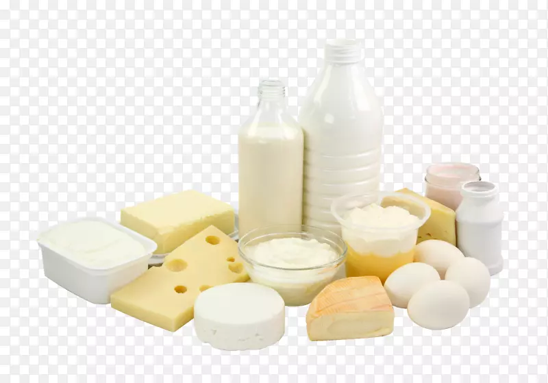 乳制品蛋白食品-奶酪和鸡蛋面粉图片