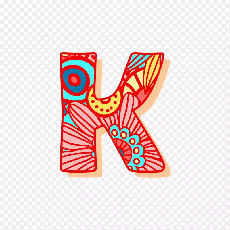 字母k-图案字母k