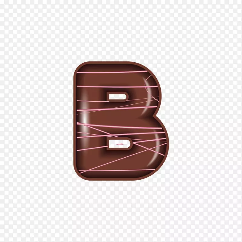 巧克力字母-巧克力字母表b