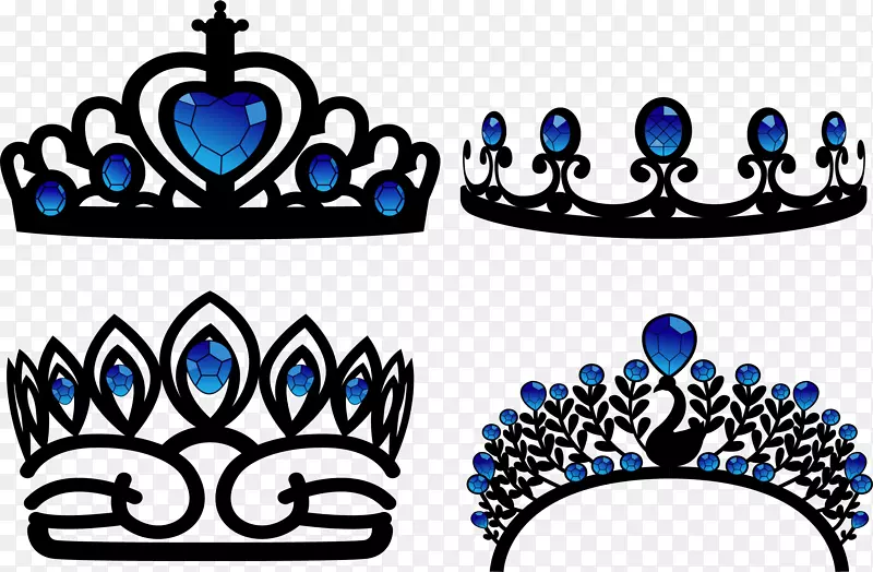 皇冠蓝宝石钻石红宝石黑天鹅蓝宝石冠