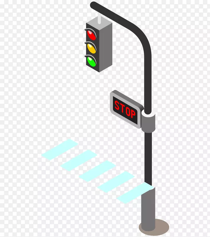 2012年印度交通灯断电图标-卡通手绘扁平交通灯