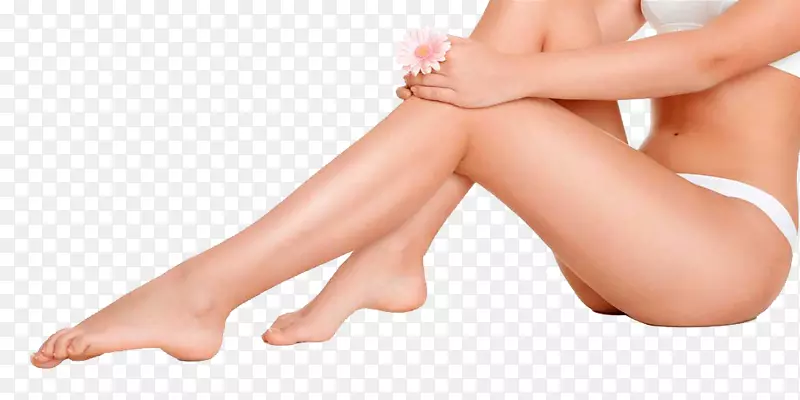 整形外科人体美容腹肌成形术-女性腿部特写