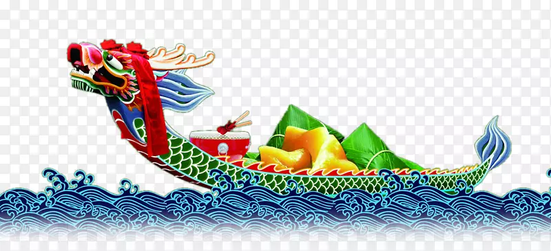 粽子端午节传统节日-端午节饺子比赛龙舟