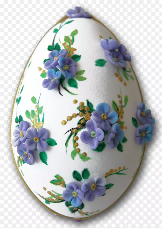复活节兔子彩蛋夹艺术兰花