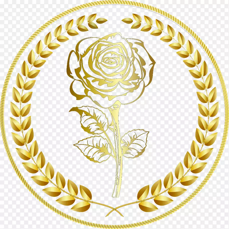 金色玫瑰-金色玫瑰小麦标志