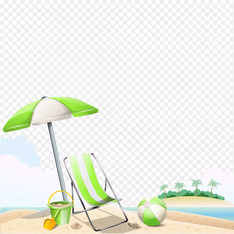 沙滩暑假-新鲜暑假背景材料