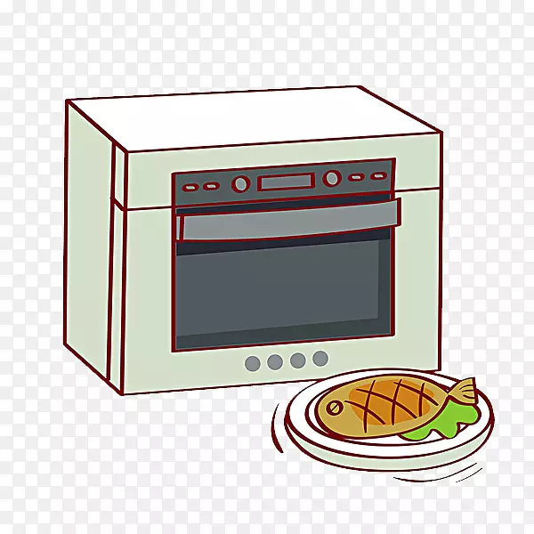 微波炉烹饪厨房插图.微波炉插图
