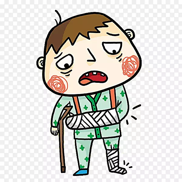 受伤小男孩PNG图片素材下载_图片编号400245-PNG素材网