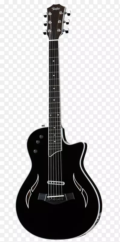 泰勒t5吉他乐器火焰枫木电吉他黑色吉他