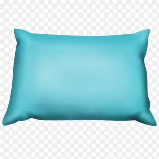 枕头夹艺术-蓝色枕头