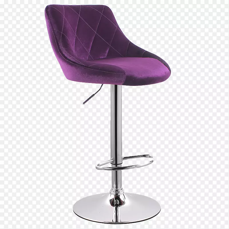 酒吧凳子椅家具皮革紫色吧椅
