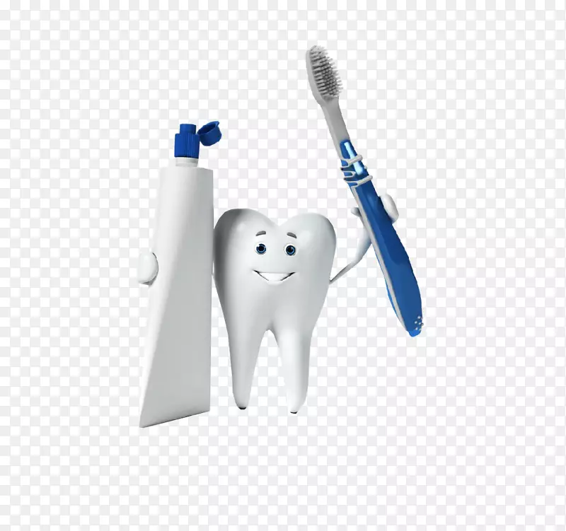 牙刷牙科人类蛀牙牙膏牙刷
