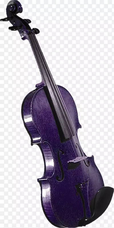 小提琴乐器-紫色小提琴